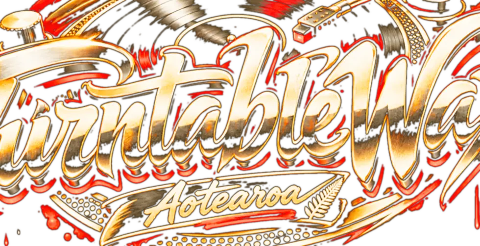 TurntableWax Aotearoa bullion gold 3D turntable hero artwork